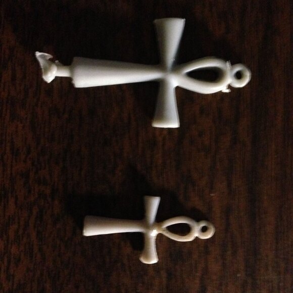 Sterling Silver Egyptian Large Ankh Pendant - Picture 7 of 10